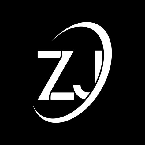 zj logo z j design white zj letter zj letter logo design initial letter zj linked circle