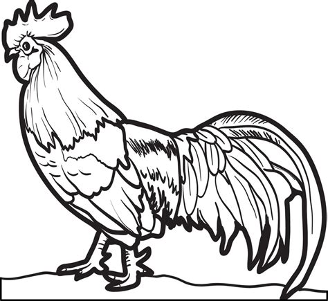 Download high quality coloring book pictures for preschool and kindergarten children's to improve. Printable Realistic Chicken Coloring Page for Kids - SupplyMe