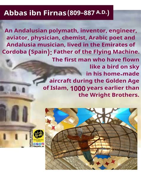 Abbas Ibn Firnas Father Of The Flying Machine In More Than A Thousand