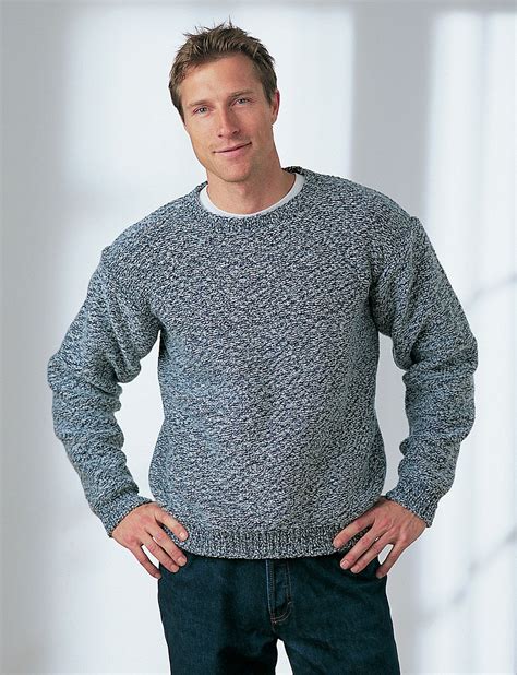 Easy Mens Sweater Knitting Pattern Printable Templates Free