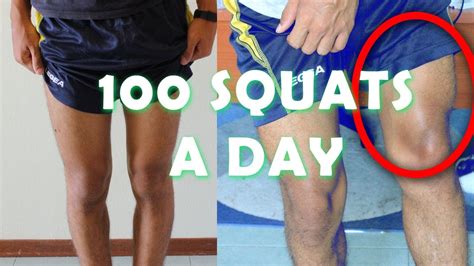 Squat For Days Challenge My Body Trasformation Results Youtube