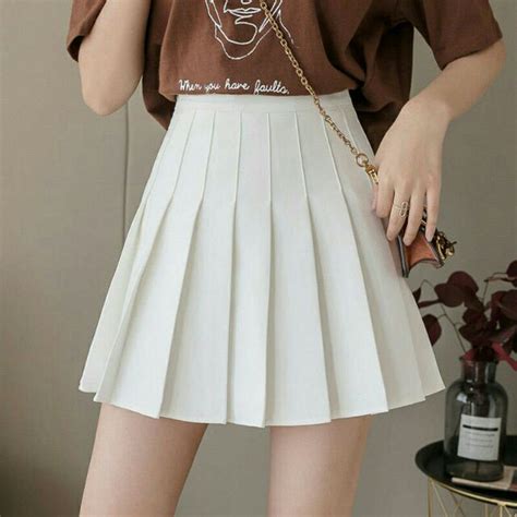 White Pleated Skirt Jennie Blackpink Ph