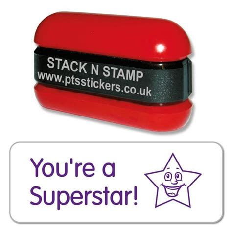 Youre A Superstar Stack And Stamp Purple Ink Stamper