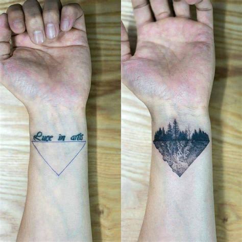 Triangle Cover Up Tattoo On Wrist Best Tattoo Ideas Gallery
