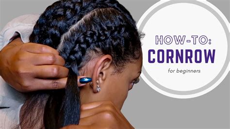 Ladies Watch This Diy Tutorial And Learn How To Cornrow Your Hair Bellanaija