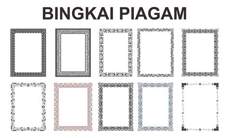 39 Desain Bingkai Nama Background