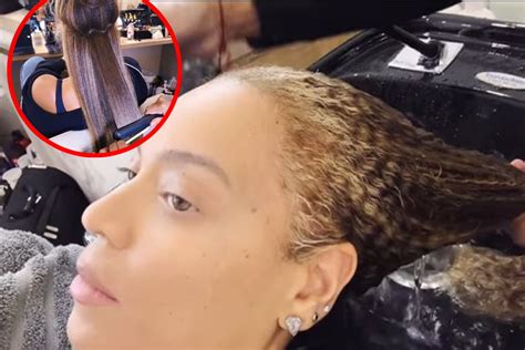 Beyonc Reveals Thick Long Natural Hair For C Cred Wash Day