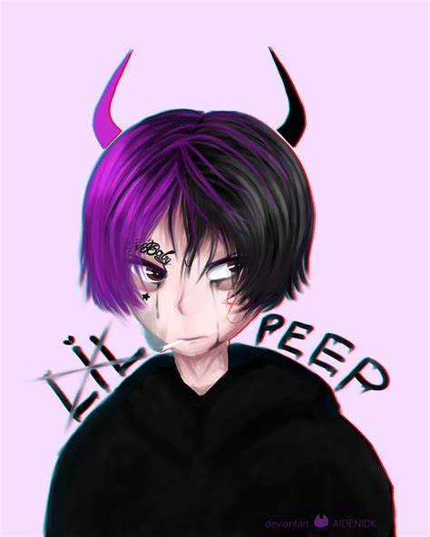 Lil Peep By Demonnue On Deviantart