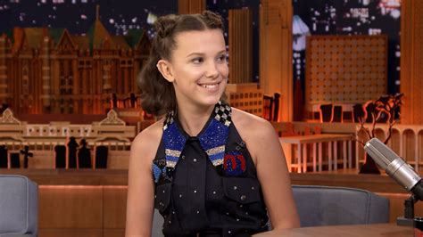Watch Tonight Show Jimmy Fallon Interview Millie Bobby Brown Is