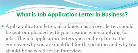 The Importance of a Job Application Letter