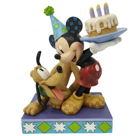 Disney Mickey And Pluto Happy Birthday Pal Figurine Celebrations