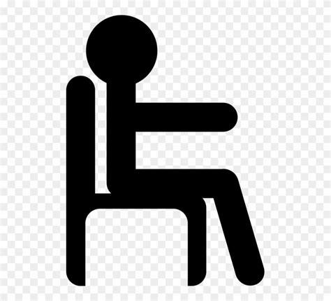 People Sitting Cliparts Stick Figure In Chair Png Download 281493