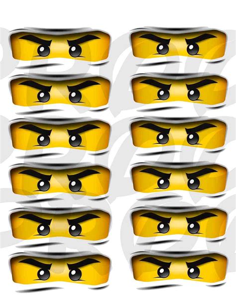 Ninjago augen ausdrucken meilleur de collection inspirierend ninjago. CUSTOM Lego Ninjago MEDIUM eyes for party favors. $2.00 ...