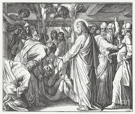 Jesus Heals The Paralyzed Man Matthew By Zu 09