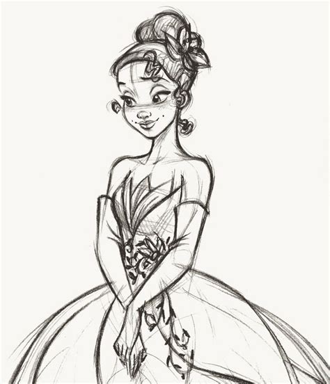 Tiana Disney Fairytale Designer Collection Disney Sketches