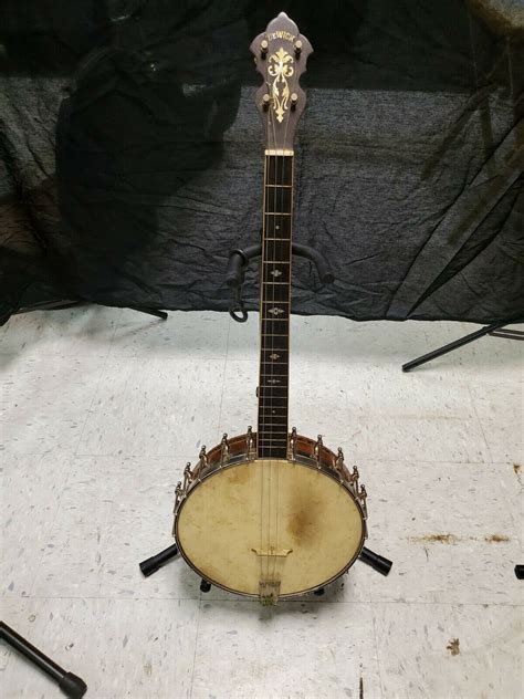 Dewick 4 String Tenor Banjo Rare Vintage