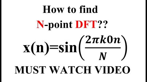 N Point Dft Example 2 Youtube