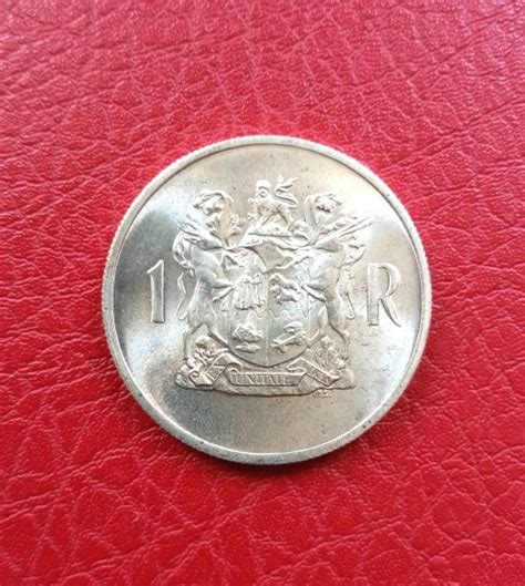One Rand 1969 80 Silver R1 South African Coin Unc Was Sold For