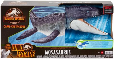 Jurassic World Camp Cretaceous Mosasaurus Ocean Protector 17” Action Figure By Mattel
