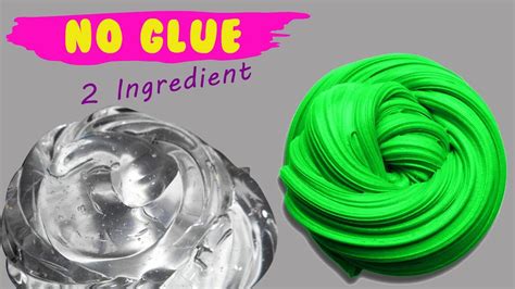 No Glue Slime Testing 2 Ingredients Shampoo And Dish Soap Slime Recipes