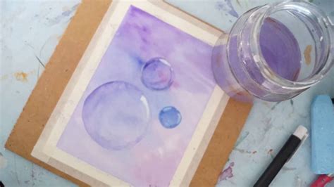 How To Paint Bubbles Watercolor Tutorial Bubble Painting