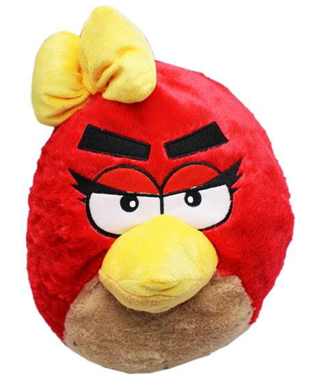 Angry Birds Female Red Bird Plush Toypillow Wsecret Zipper Pocket