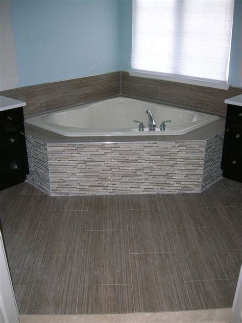 14 best bathroom by installing jacuzzi tubs images on. Corner Tub, Glass & Stone Mixed Mosaic Front, Porcelain ...