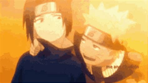 Fist Pump Happy Naruto Sasuke Best Friends GIFDB