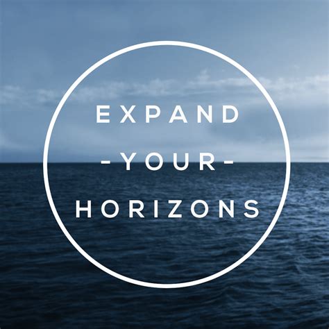 For Your Encouragement: On Expanding Your Horizons - Relando Thompkins ...