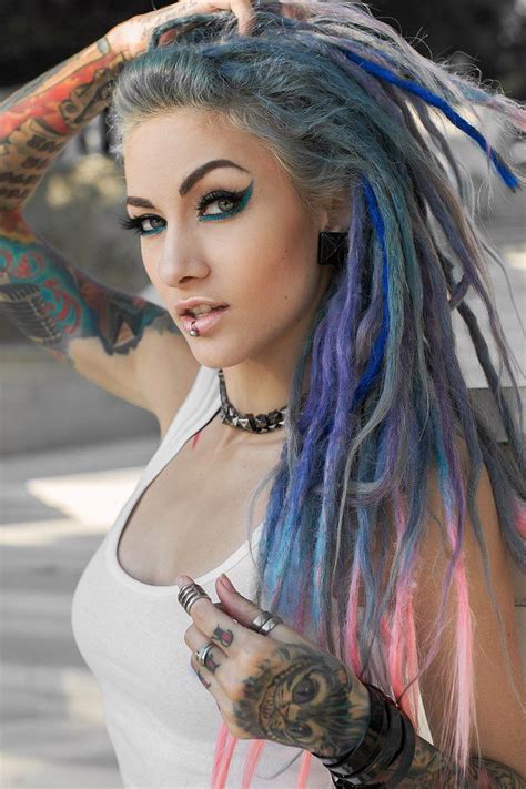 Lenascissorhands Dreads Girl Girl Tattoos Hair Styles