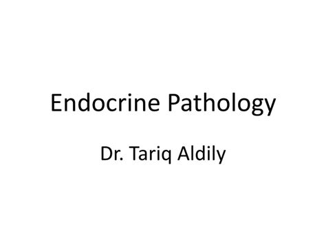 Ppt Endocrine Pathology Powerpoint Presentation Free Download Id