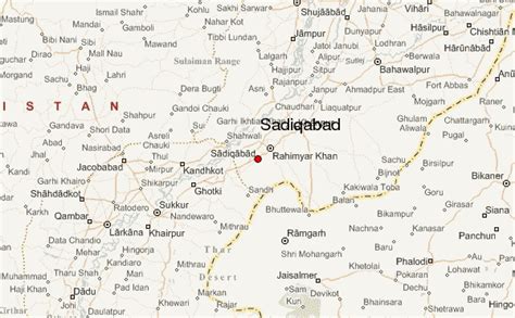 Sadiqabad Location Guide