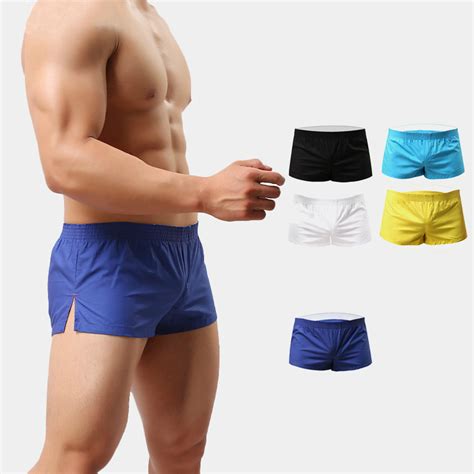 new beach shorts men trunk summer short pants solid breathable quick