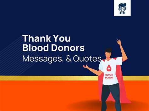 260 Best Thank You Messages For Blood Donors TheBrandBoy