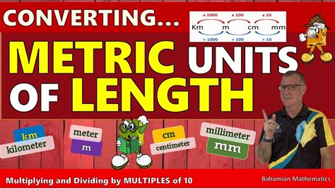 Measurement Converting Metric Units Of Length Youtube