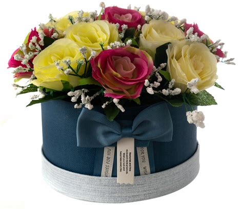 Flower Box Kwiaty W Pudełku Bukiet Róże Kompozycja 7552211775