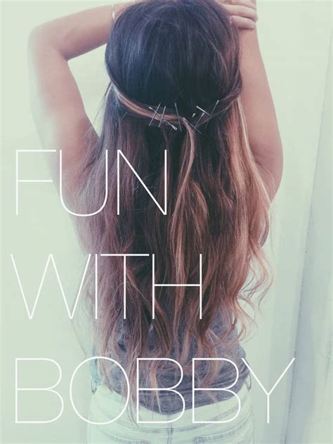 Hairstyling Fun With Bobby Pins