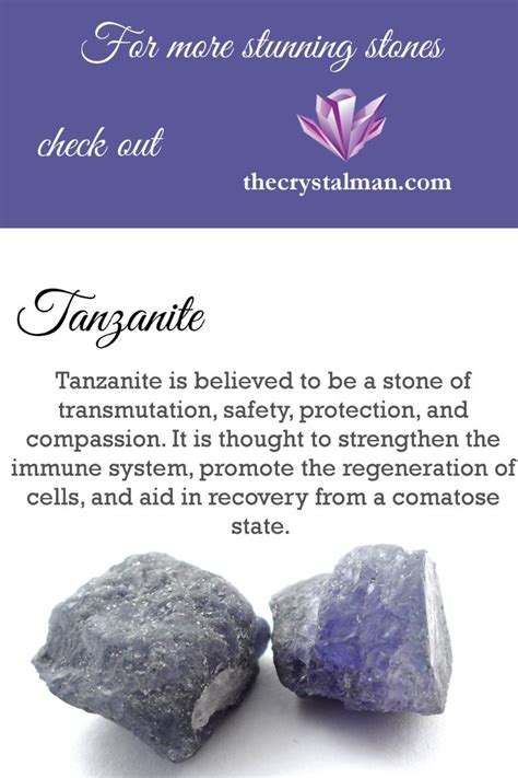 Tanzanite Crystal Healing Stones Crystals Healing Properties Crystals