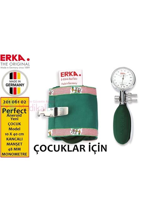 Erka Perfect Aneroid Çocuklar İçin Kancalı Manşet Tansiyon Aleti