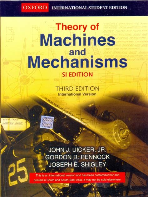 Theory Of Machines And Mechanisms Inter 3rd Edition Buy Theory Of