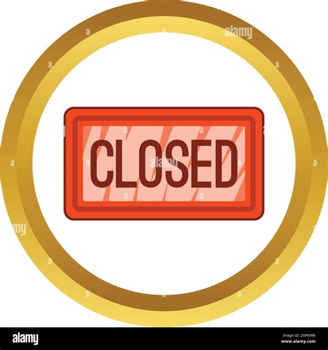 Cartoon Closed Sign Hi Res Stock Photography And Images Alamy