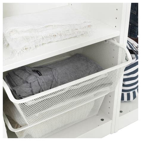 There are so many options and accessories with the pax wardrobe. KOMPLEMENT Mesh basket with pull-out rail - white 50x35 cm ...