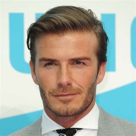 Ask your barber for a classic scissor over comb cut on the bac. 25 Best David Beckham Hairstyles & Haircuts (2021 Guide)