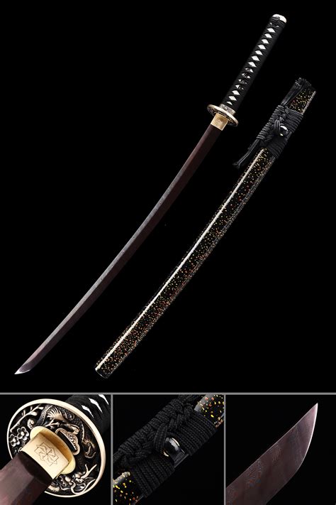 Dragon Samurai Sword Handmade Japanese Samurai Sword Pattern Steel