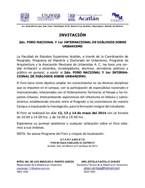 Modelo De Carta Invitacion Para Entrar A Mexico Noticias Modelo