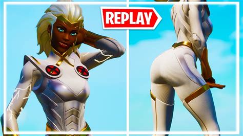 FORTNITE REPLAY THEATRE NEW STORM SKIN SHOWCASED WITH LEGENDARY