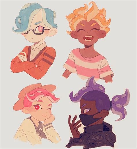 Splatoon 2 unused octoling hairstyles discovered! bri 🔪🔪🔪 on Twitter: "nintendo may i pls have more octoboy ...