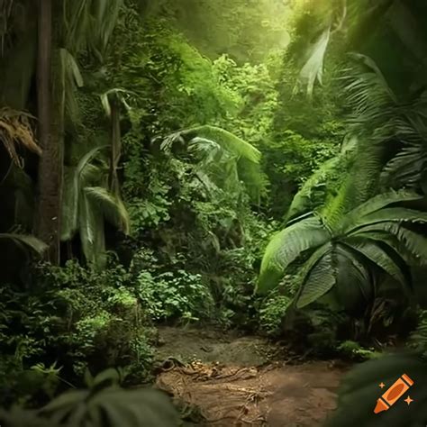 Lush Green Jungle Scenery