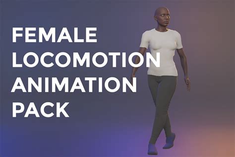 Female Locomotion Animation Pack 3d Animations Unity Asset Store