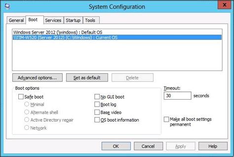 How To Rename Multi Boot Options In Server 2012